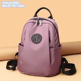 Factory outlet shoulder bag 7 Colours Joker solid Colour Oxford leisure backpacks wear-resistant large-capacity travel backpack simple fashion handbag 5133#