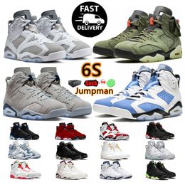 2024 Basketball Shoes Jumpman 6 6s University Blue Red Oreo Georgetown Midnight Navy Cactus Jack Black Infrared mens trainers outdoor sports sneakers