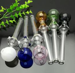 Smoking Pipes Aeecssories Glass Hookahs Bongs Large Colour bubble glass straight pot