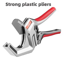 Screwdrivers Strong Plastic Pliers PVC Pipe Cutter Scissors Shear Hose Cutting Hand Tool Snap Pliers Plastic Pipes PPR/PE/PVC Adjustable Tube