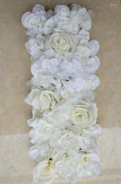 Decorative Flowers 20x 50CM Wedding Decoration Arch Flower Rows Party Aisle Road Cited Centerpieces Supplies