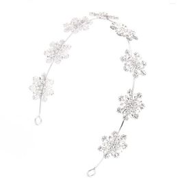 Headpieces Vintage Snowflake Hair Hoop Metal Headwear With Luxurious Rhinestones For Bridesmaid Wedding Dating Shopping