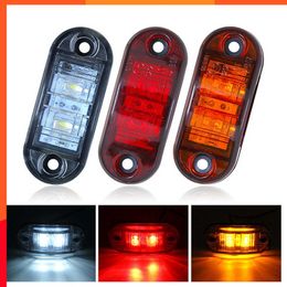 New 12 volt/24 volt LED for auxiliary marking exterior short lights, foam vehicles, double-sided trucks, red and yellow lights