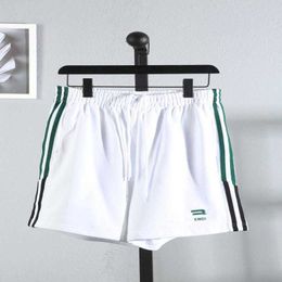 20% off Designer womens t shirt High version family style with green white vertical letters on both sides embroidered sanitary pants casual shorts for men women XXXL