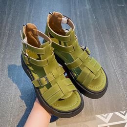 Sandals Women's Summer Trendy Shoes. Designer's Medium Heel Fashion Shoes 2023