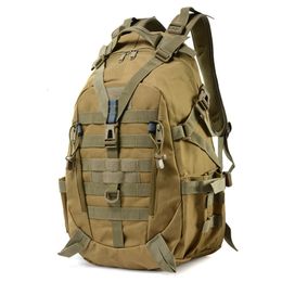 Outdoor Bags 40L Camping Backpack Men's Military Bag Travel Bags Army Tactical Molle Climbing Rucksack Hiking Outdoor Reflective Shoulder Bag 230504