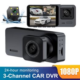 S10 Car DVR 1080P Front Cabin and Rear Car Dash Cam 2" Video Recorder Night Vison G-Sensor Loop Recording 24h Parking Monitor