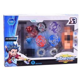 Spinning Top Bayblade Toys 4pcs Fusion Metal Spinning Top Burst Set Original Box Spinning Top For Sale Kids Attack Toys for Boys Xmas Gifts 230504