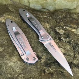 Messen Chic Kershaw 1660 Onion Pocket Folding Knife Full Stainless Steel Keychain Edc Tactical Hunting Camping Tool Survival Knives