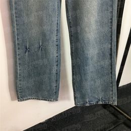 Women's Plus Size Pants designer Letter Badge Women Jeans Design Fashion Trousers Clothing High Waist Straight Denim Pant For Woman IQXH