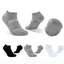 Sports Socks Ankle Men Cotton Cushioned Breathable Athletic Badminton Running Fitness Short Low Cut Sock