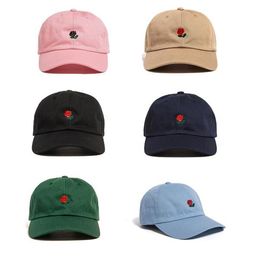 2021 popular rare the pop cap Brand Hundred Rose Strap Back ball dad Cap men women Adjustable 6 panel golf snapback baseball hats2674