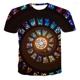 Men's T Shirts 2023 Summer 3DT Shirt Abstract Men And Women Anime Print T-shirt Short-sleeved Street Wear XXS-6XL