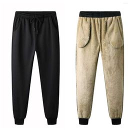 Men's Pants Winter Warm Casual Lamb Wool Men's Thermal Trousers Joggers Men Cashmere Sweatpants Sportswear Sports