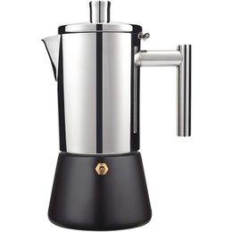 Tools 200/300ml Moka Pot Stainless Steel Coffee Pot Espresso Machine Suitable for Induction Cooker Gas Heating