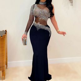 Plus size Dresses Size Women Party Mesh Elegant 2023 Spring Lady Casual Birthday Robe Female Luxury Evening Gowns 230503