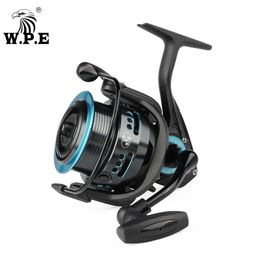 Baitcasting Reels W.P.E HKW Fishing Reel 35004500 Spinning Fishing Reel 5.2 1 High Speed Gear Ratio 51 BBs Carp Fishing Reel Tackle Metal Spool 230505