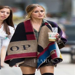 Fashion Wool Winter Scarf Women Scarf mixed Colours Plaid Thick Brand Shawls and Scarves for Women293E