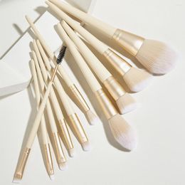 Makeup Brushes 10pcs Set Professional Make Up Brush Tools Powder Foundation Blush Eyelash Eyebrow Eyeshadow Concealer Face Eyes