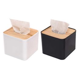 Tissue Boxes Napkins Napkin Holder for Living Room Toilet Paper Box Heighten Bottom Wear Resistance Z0505