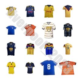 Club America Soccer Jerseys R.MARTINEZ HENRY Football Shirt 94 95 04 05 06 G.OCHOA F.VINAS AQUINO J.DOS D.VALDES M.LAYUN S.CABANAS ZAMORANO BRANDAO CHUCHO retro uniform top