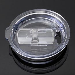 Splash Proof Plain Plastic Lid Sealing Bottle Cover 20oz 30oz for Skinny Tumbler Water Cup Multi Styles 100pcs