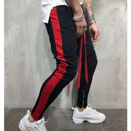 Men's Pants 2023 Fashion Stree Twear Sweatpants Joggers Causal Sportswear Men Black White Hip Hop