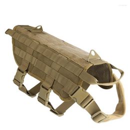 Hunting Jackets Tactical Dog Clothing Water Splash Proof Supplies Vest Pet Large Traction K9