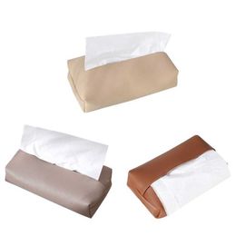 Tissue Boxes Napkins Paper Towel Holder Tissue Box for CASE Tissue Covers for Automobile Dinning Tabl Z0505