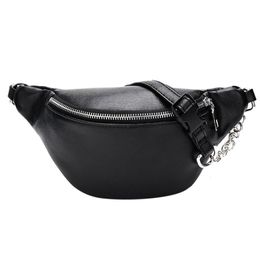 Evening Bags Women Fashion Solid Waist Fanny Pack Lady PU Leather Holiday Money Belt Wallet Bum Travel Bag Phone Pouch Style 230504