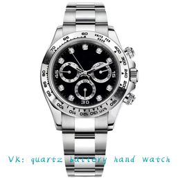 Men's VK Quartz battery watch: chronometer watch designer watch 40MM U1 black dial ceramic fashion classic stainless steel waterproof luminous sapphire watch dhgate