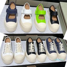 top quality Casual Shoes New fashion casual shoes women's Mary Jane designer classic low leather wool Lacing thick bottom heightening black white sneakers