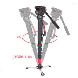 Tripods DHL PROGO JIEYANG JY0506 JY0506B Aluminium Alloy Monopod For Video Camera Tripod Head Carry Bag Wholesale