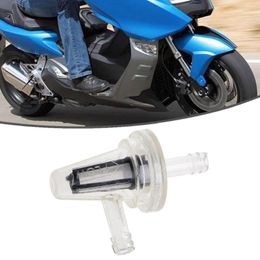 All Terrain Wheels Clear Universal 1/4" 6mm Motorcycle Petrol Fuel Philtre 90 Degree Fits For Kinds Of Using 1/4 Inch (6mm) Line