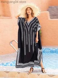 Women's Swimwear Black Beach Cover Up Plus Size Robe Kaftans Sarong Bathing Suit Cover Ups Beach Pareos Bikini Cover Up Womens Beachwear Tunic T230505