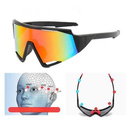 Outdoor Eyewear Photochromic Cycling Sunglasses Men's and Women's Polarized Mtb Sports Sun Glasses Discoloration Bicycle Goggles Eyewear Lenses P230518