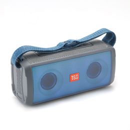 TG345 Fabric Waterproof LED Lights Speakers Portable Wireless Outdoor Party Bluetooth Speaker