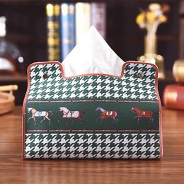 Quality Nordic Creative Retro Domestic Paper Extraction Box Fashion High-End Entry Lux Car Tissue Box