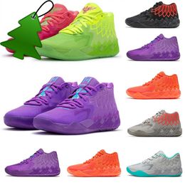 Sandals LaMelo Ball 1 MB.01 Men Basketball Shoes Sneaker Black Blast Buzz City LO UFO Not From Here Queen City Rick and Morty Rock Ridge Red Mens Trainers Sports Sneake
