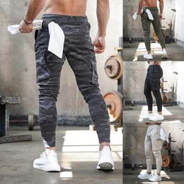 Men's Pants Men's Fitness Slim-fit Stretch Calf Sports Workwear Running Training Womens