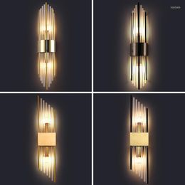 Wall Lamp E14 Sconce Lamp/gold Led Light/black Crystal Lights/