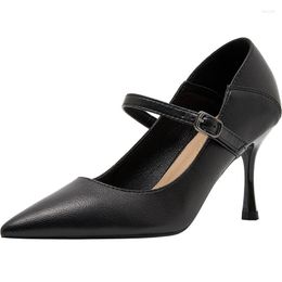 Dress Shoes Small Size High Heels 313233 Women Low/black Heel Ladies Pumps Stiletto