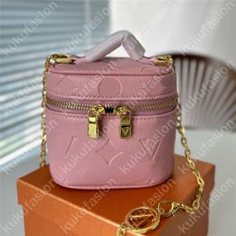 Designer Mini Crossbody Bags For Woman Leather Handle Make Up Bag Gold Chain Luxury Handbags Cross Body Bag Fashion Purse