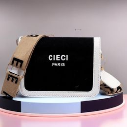 Designer purse canvas woman purses Crossbody Shoulder wallet Luxury Handbag womens bag Strap Adjustable Detachable 10A quality