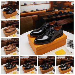 Genuine Leather Man Shoe Luxury Brands 2021 Italians Casual Slip on Formal Loafers Men Moccasins Italian Black Male Driving Shoes Size 38-46