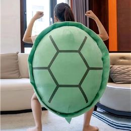 Plush Dolls Sale Funny Dress Wearable Adult Child Shell Creative Party Cosplay Tortoise Doll Stuffed Plush Pillow Cushion Interesting Gift 230504