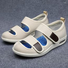 512 Orthopedics Sandals Feet Wide Casual Swollen Shoes Thumb Eversion Adjusting Soft Comfortable Diabetic Mom Dad 205