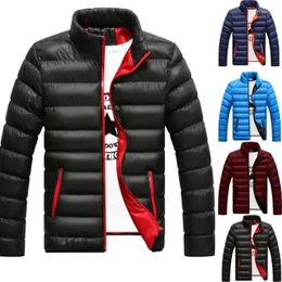 Men's Jackets Winter Men Warm Coat Casual Long Sleeve Outerwear Jacket Plus Size M-4XL