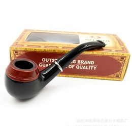 Smoking Pipes Classic and fashionable pipe, wooden pipe accessories, cigarette holder, cut tobacco set