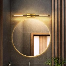 Wall Lamp Mirror Front Light Modern Led Nordic Sconce Lighting Indoor Bathroom Living Bedroom Kitchen 90-260v Decor Gold